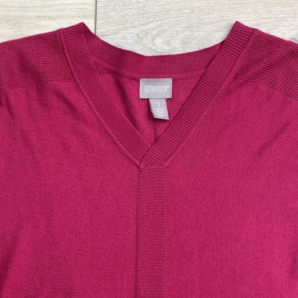 Chico’s‎ V Neck Sweater - Picture 2 of 16